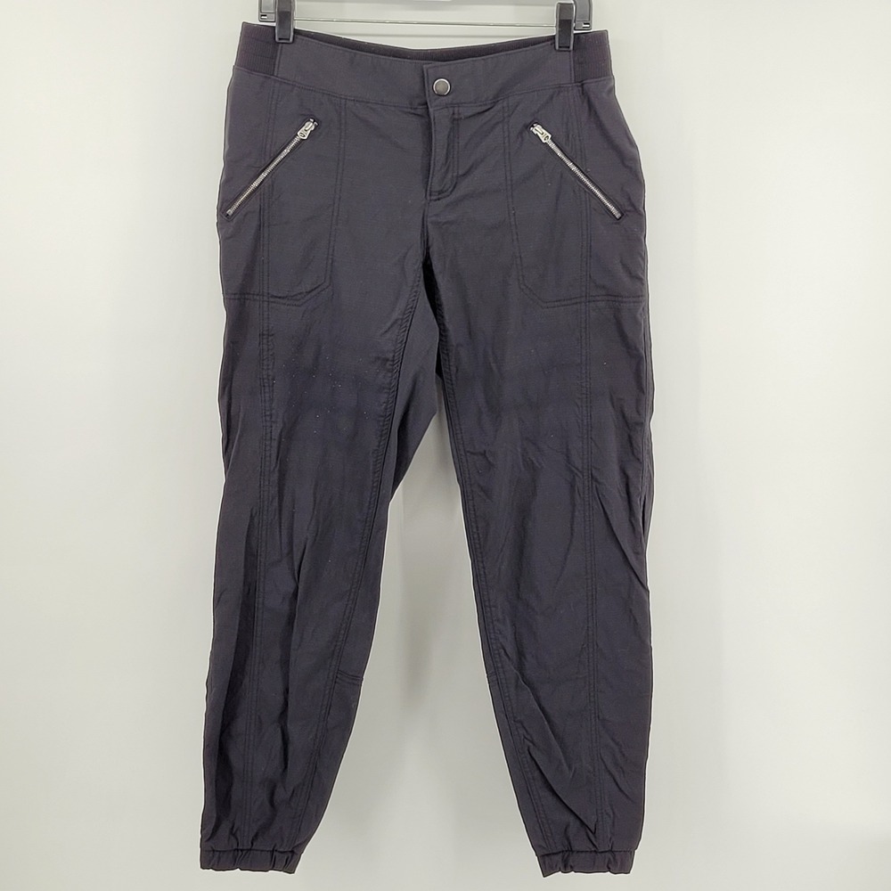 Athleta La Viva Jogger 10T Black‎ Ripstop Hiking Pants Womens Tall